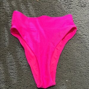 Aerie Hot Pink Cheeky Bikini Bottom